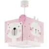 Lámpara colgante infantil Dalber BABY JUNGLE, rosa