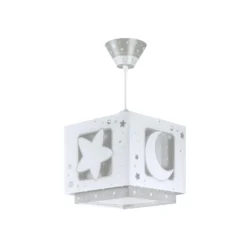 Lámpara colgante infantil MOONLIGHT de Dalber, gris, con 1 luz