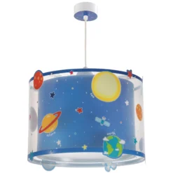 Lámpara colgante infantil PLANETS de Dalber con motivo