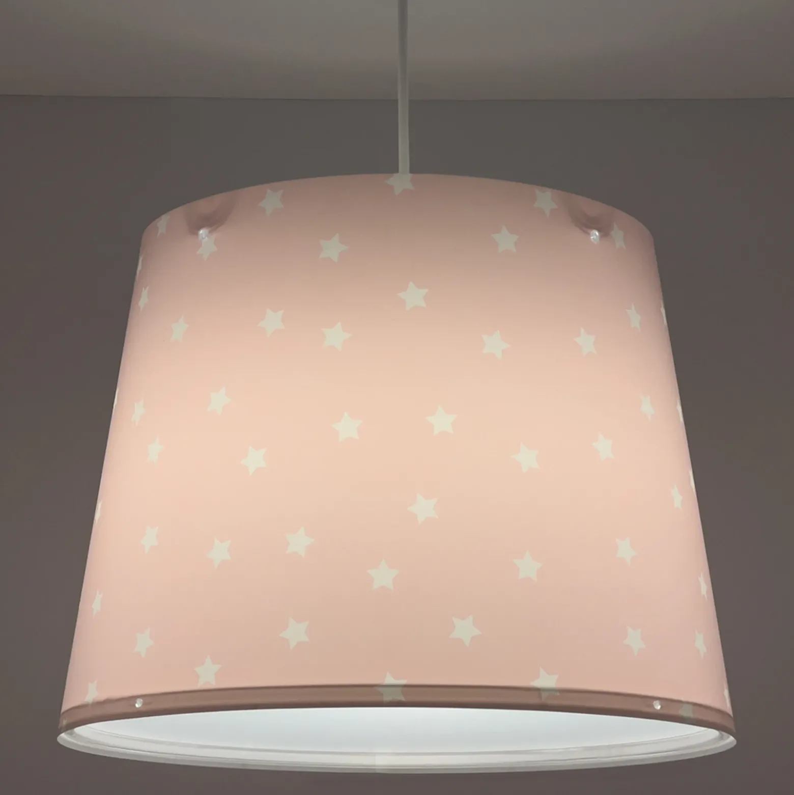 Lámpara colgante infantil STAR LIGHT de Dalber, rosa
