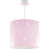 Lámpara colgante infantil SWEET DREAMS de Dalber, rosa