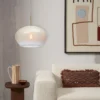 Lámpara colgante IT'S ABOUT ROMI «Bologna», blanco leche, de 1 luz