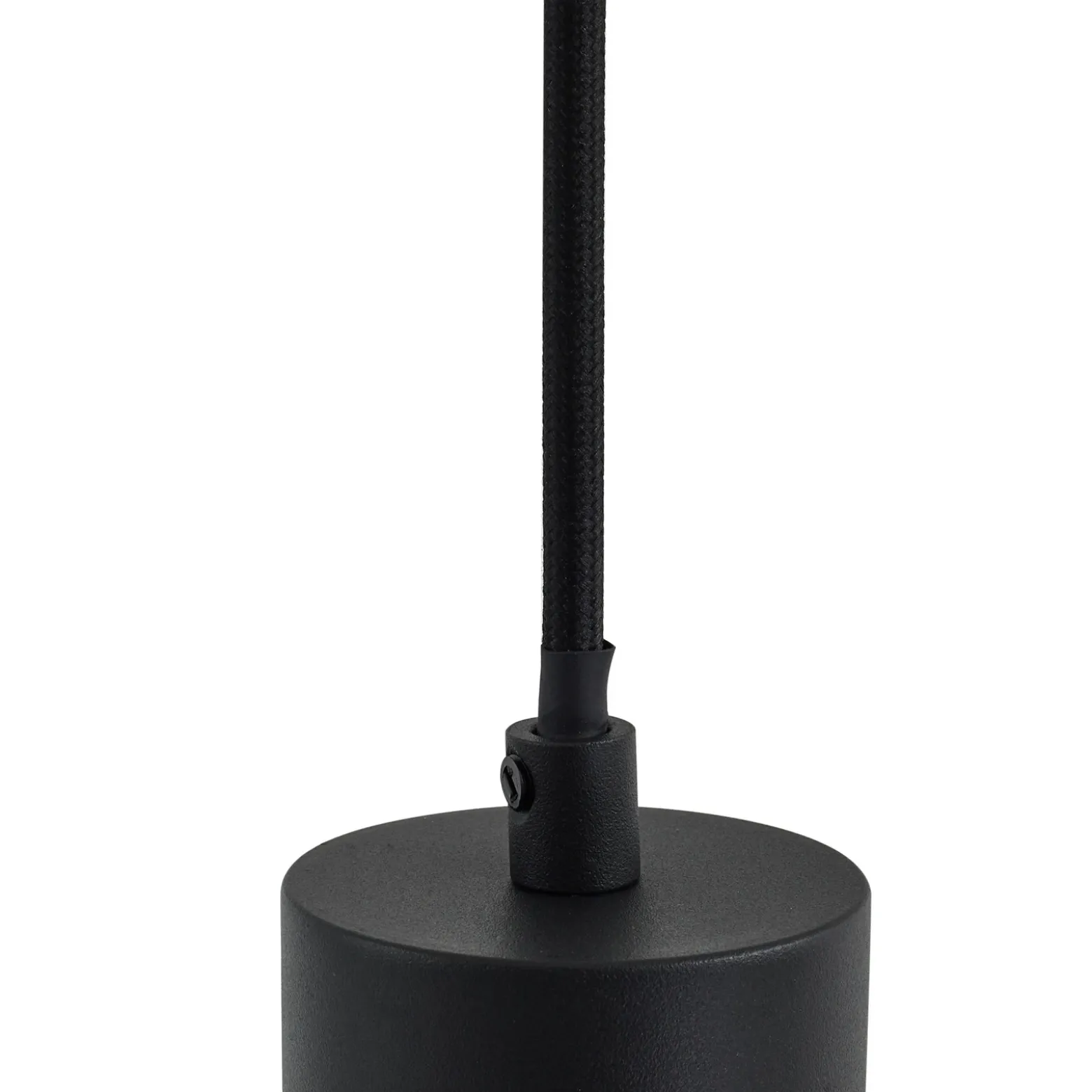 Lámpara colgante Joffrey de Lindby, Ø 6 cm, negra, metal, GU10