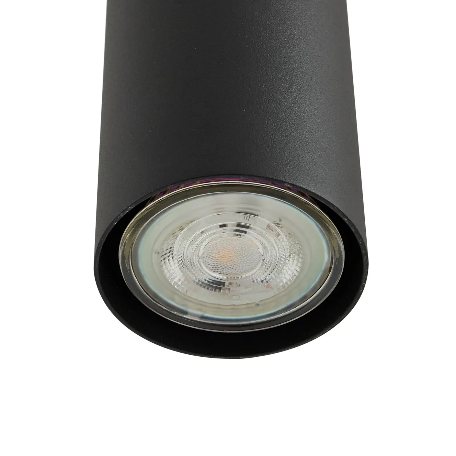 Lámpara colgante Joffrey de Lindby, 76 cm, negra, 4 luces, GU10