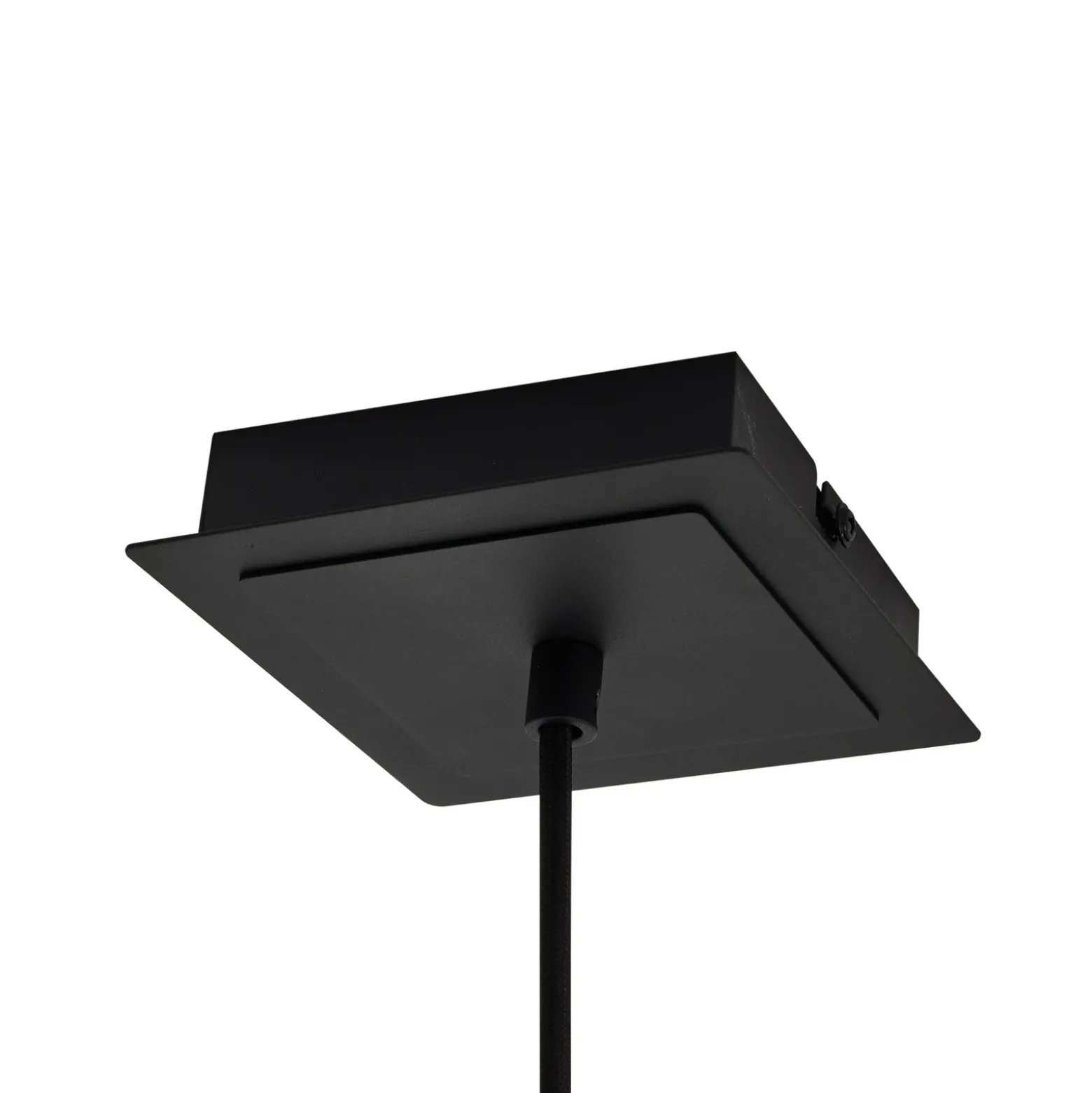 Lámpara colgante Joffrey de Lindby, Ø 6 cm, negra, metal, GU10