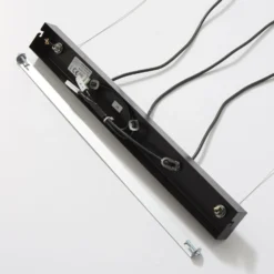 Lámpara colgante Karrl, 3 luces, gris humo/gris