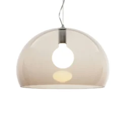 Lámpara colgante Kartell FL/Y, Ø 52 cm, marrón