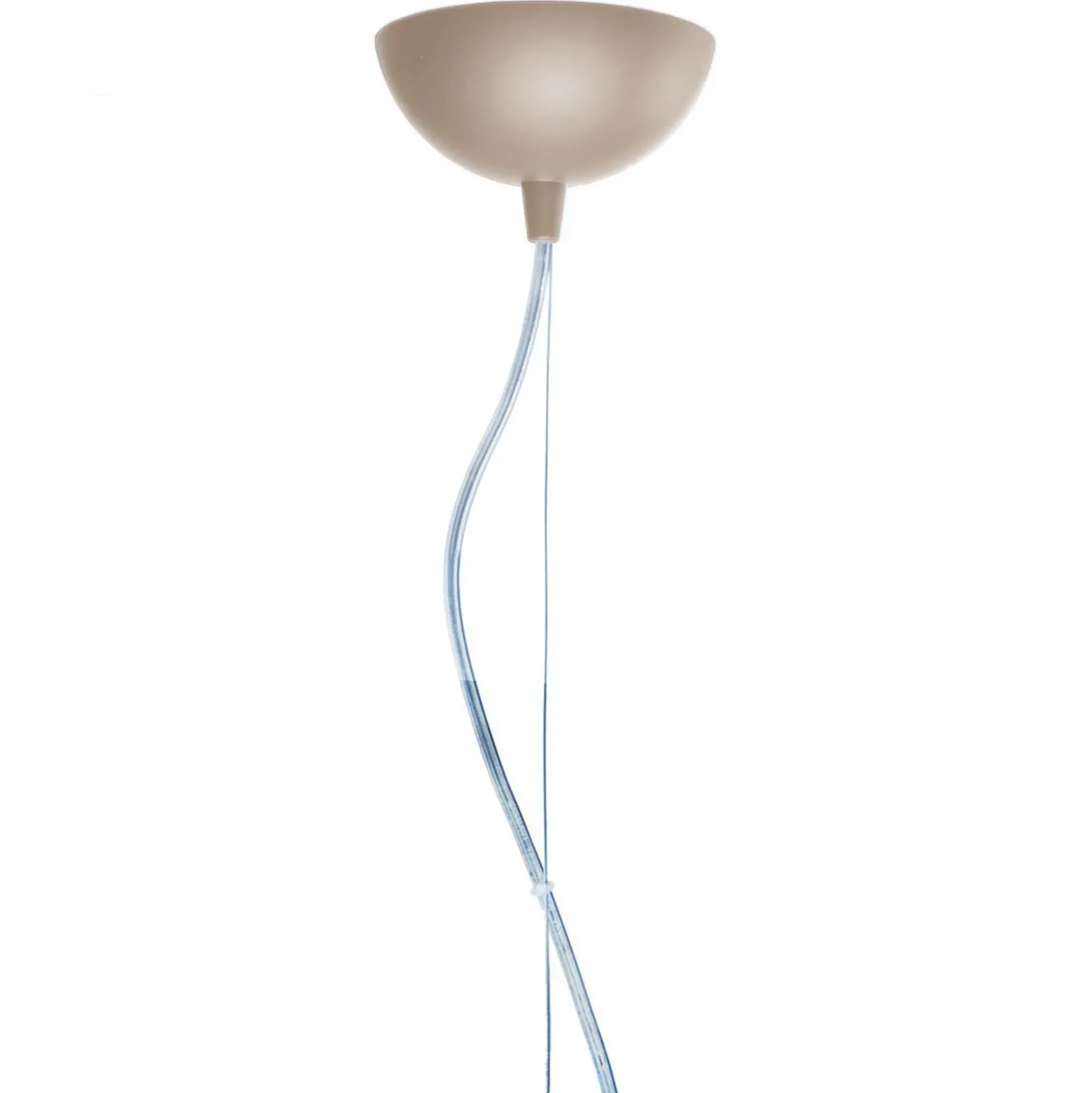 Lámpara colgante Kartell Kabuki, gris paloma, Ø 50 cm