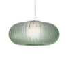 Lámpara colgante Kartell Teresa Frozen, verde salvia, Ø 50 cm, E27