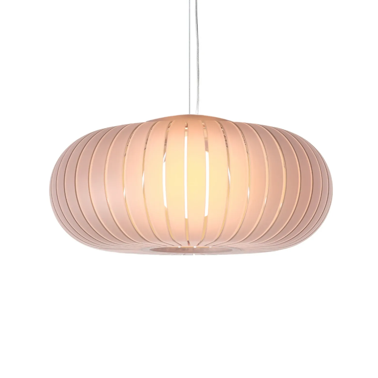 Lámpara colgante Kartell Teresa Frozen, rosa, Ø 50 cm, E27
