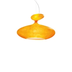 Lámpara colgante kdln E.T.A. Sat, naranja, 80 x 60 cm