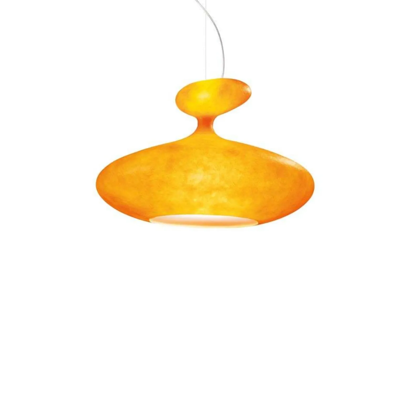 Lámpara colgante kdln E.T.A. Sat, naranja, 80 x 60 cm