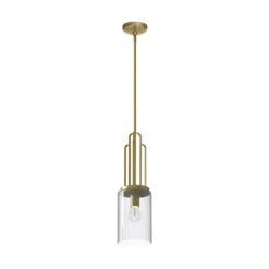Lámpara colgante Kimrose, 1 luz, latón