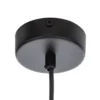 Lámpara colgante Kodo, 5 luces, negro, acero, GX53