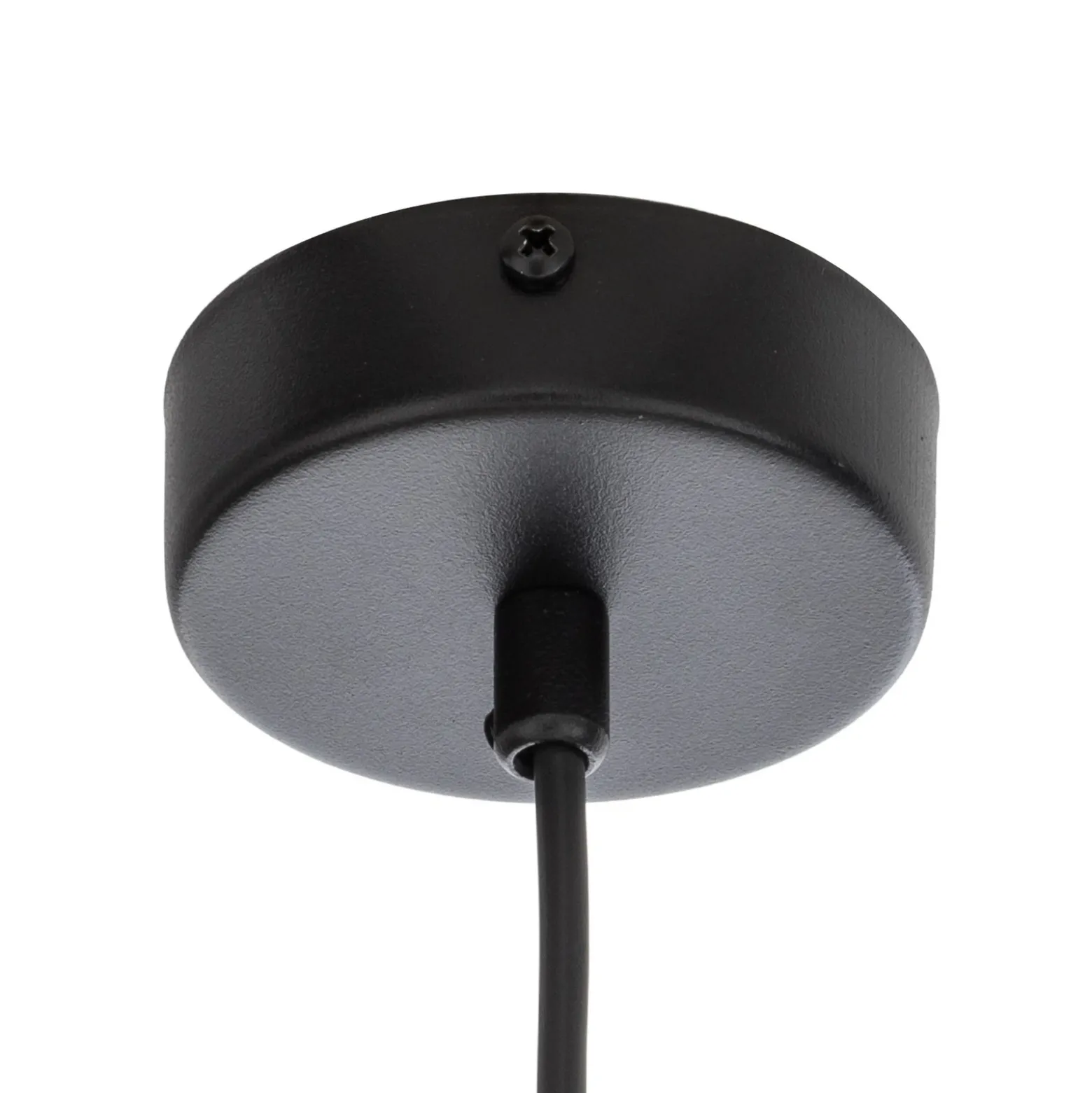 Lámpara colgante Kodo, 7 luces, negro, acero, GX53
