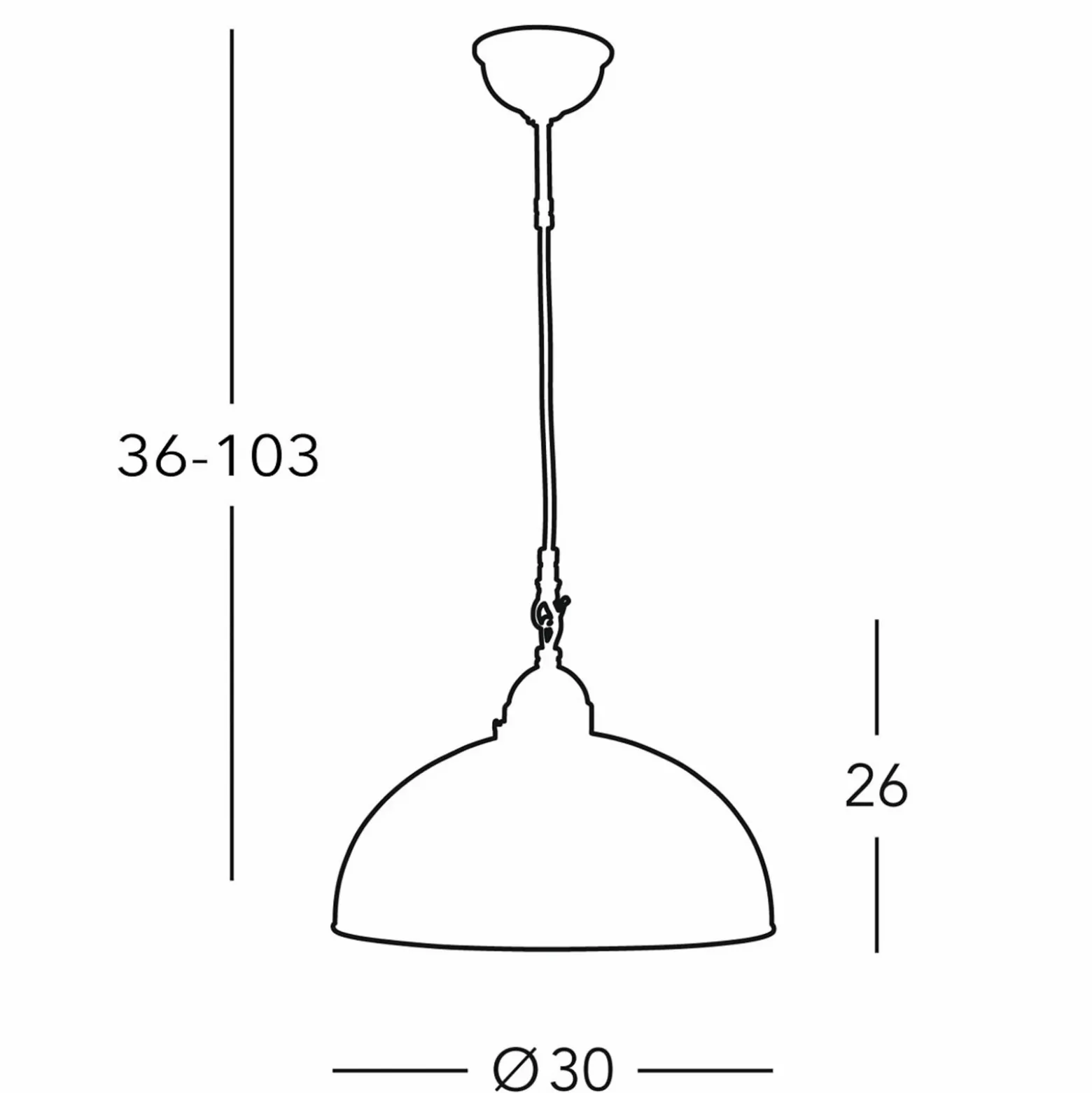 Lámpara colgante KOLARZ Nonna, Ø 30 cm, limones, borde liso