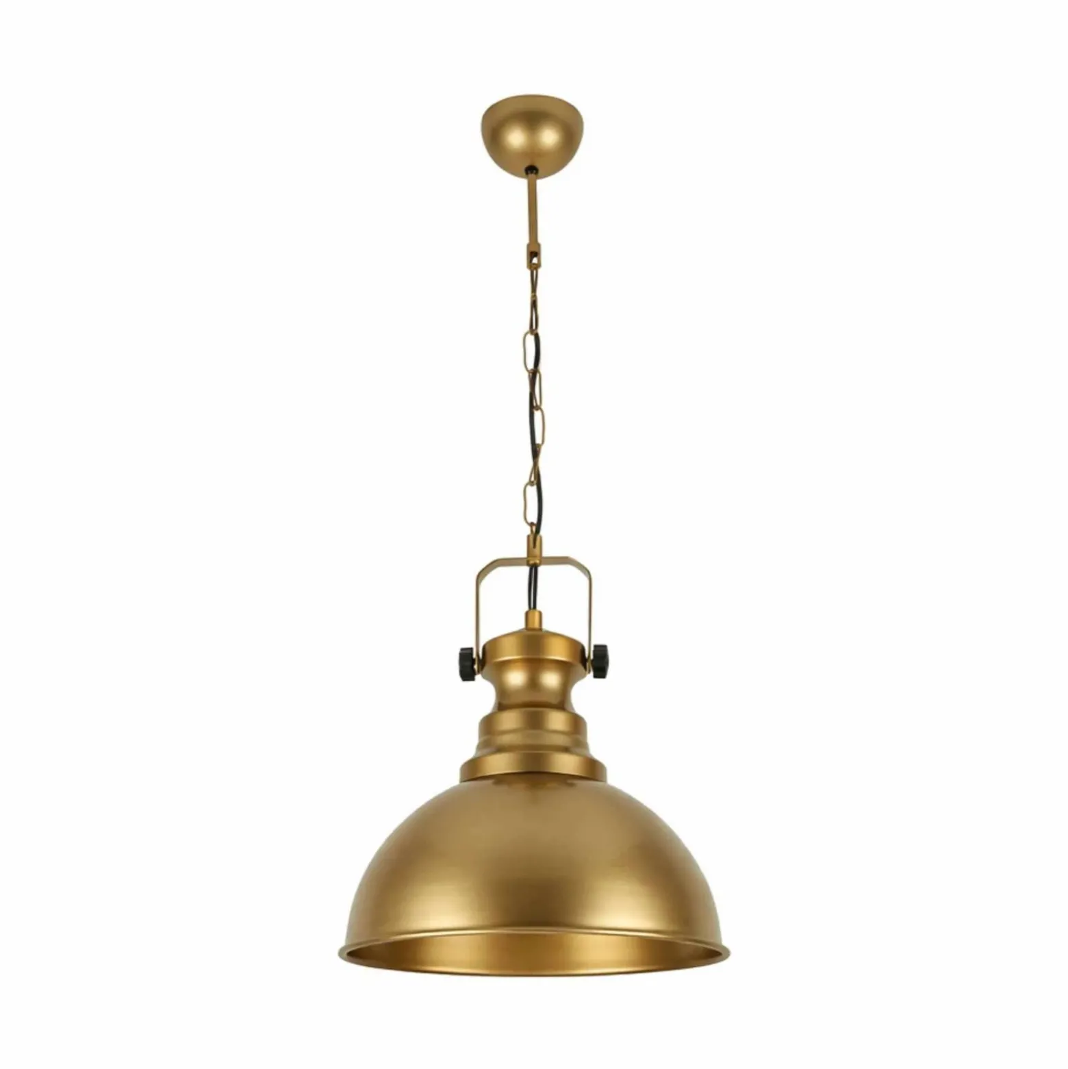 Lámpara colgante Kure, color dorado, Ø 31 cm, metal, E27
