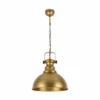 Lámpara colgante Kure, color dorado, Ø 31 cm, metal, E27