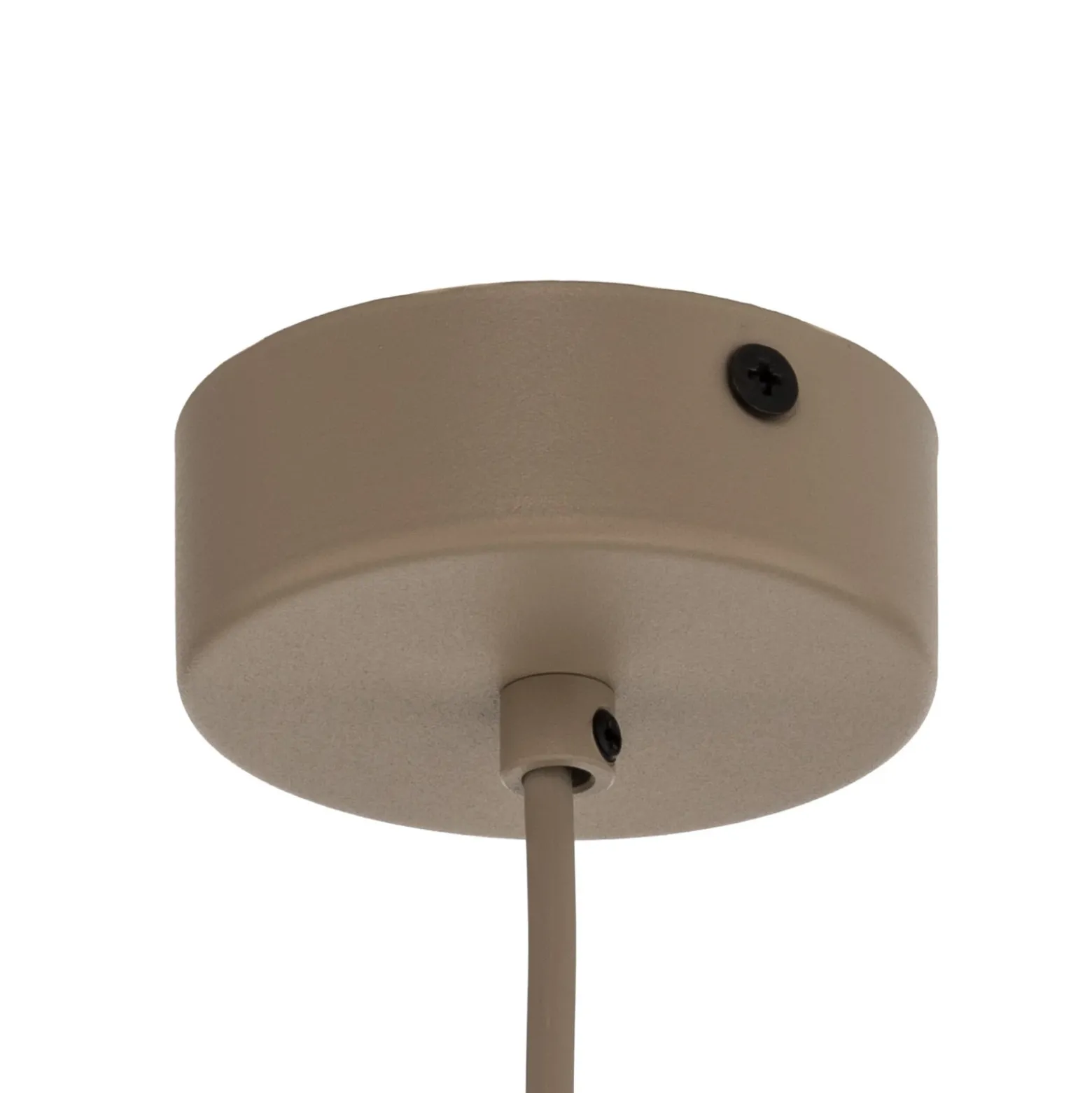 Lámpara colgante Lava, 3 luces, Ø 29 cm, arena/coñac, G9