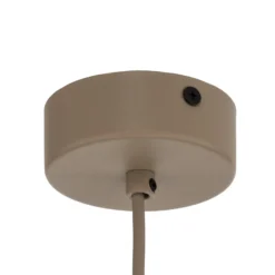 Lámpara colgante Lava, 3 luces, Ø 29 cm, arena/coñac, G9