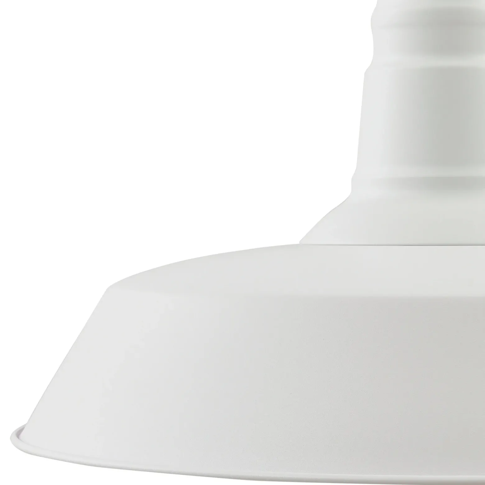 Lámpara colgante Laylan de Lindby, blanca, Ø 46 cm, metal