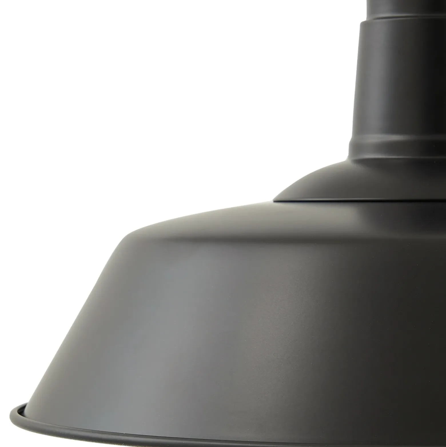 Lámpara colgante Laylan de Lindby, blanco/negro, Ø 36 cm, metal