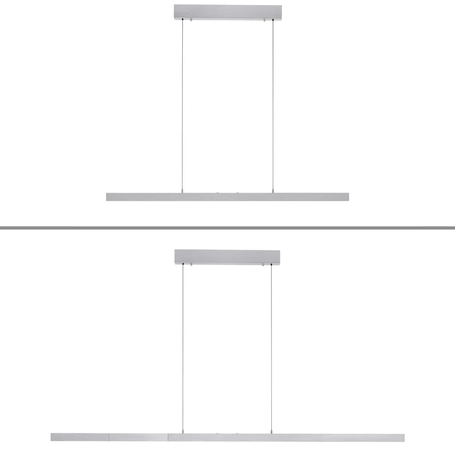 Lámpara colgante LED Adriana Comfort Lift de Paul Neuhaus, aluminio, CCT