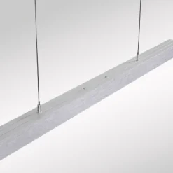 Lámpara colgante LED Adriana Comfort Lift de Paul Neuhaus, aluminio, CCT