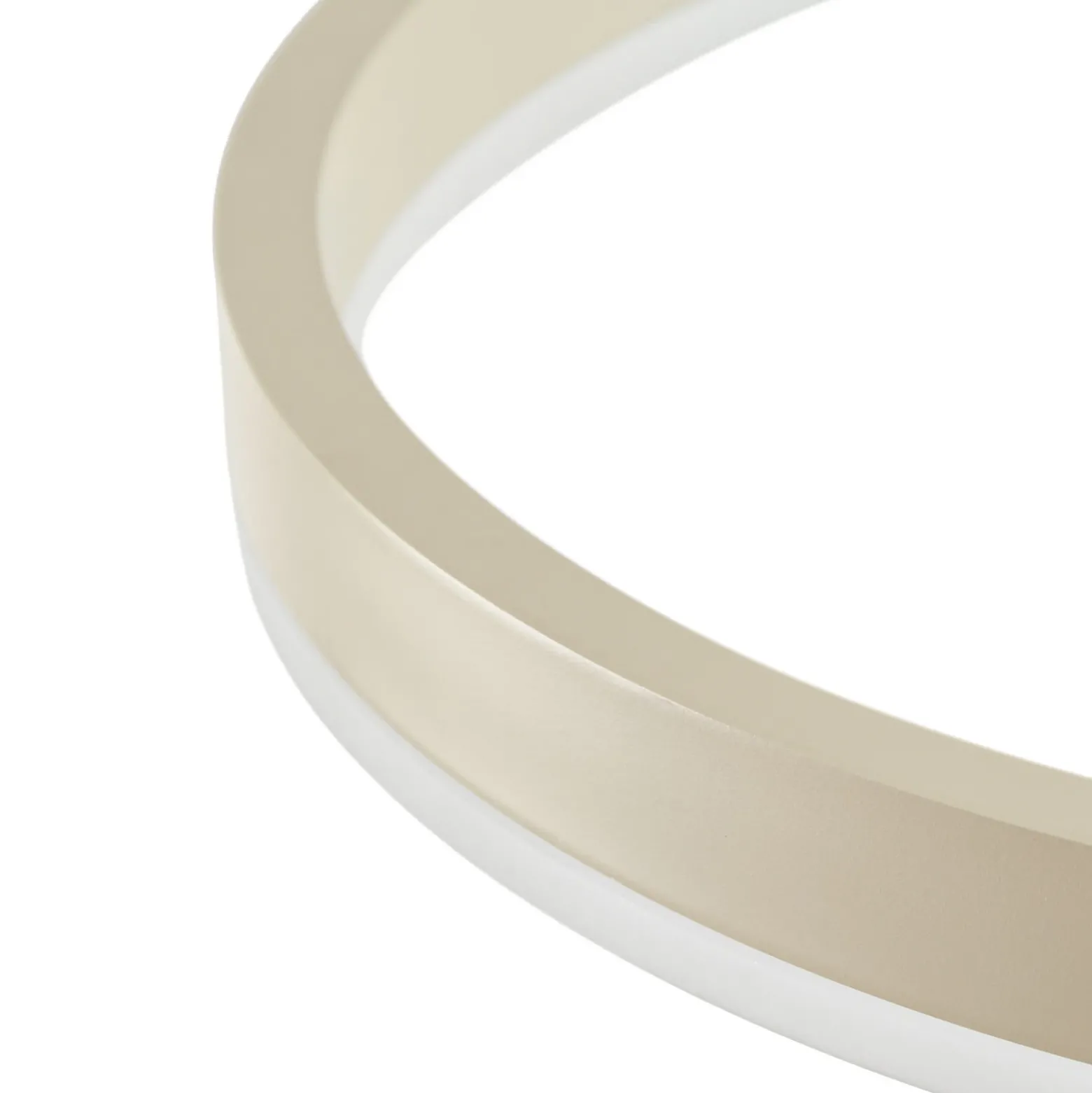 Lámpara colgante LED Albiona de Arcchio, color beige, 1 anillo, Ø 40 cm