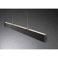 Lámpara colgante LED Aptare de Paulmann, negra, con sensor, atenuable