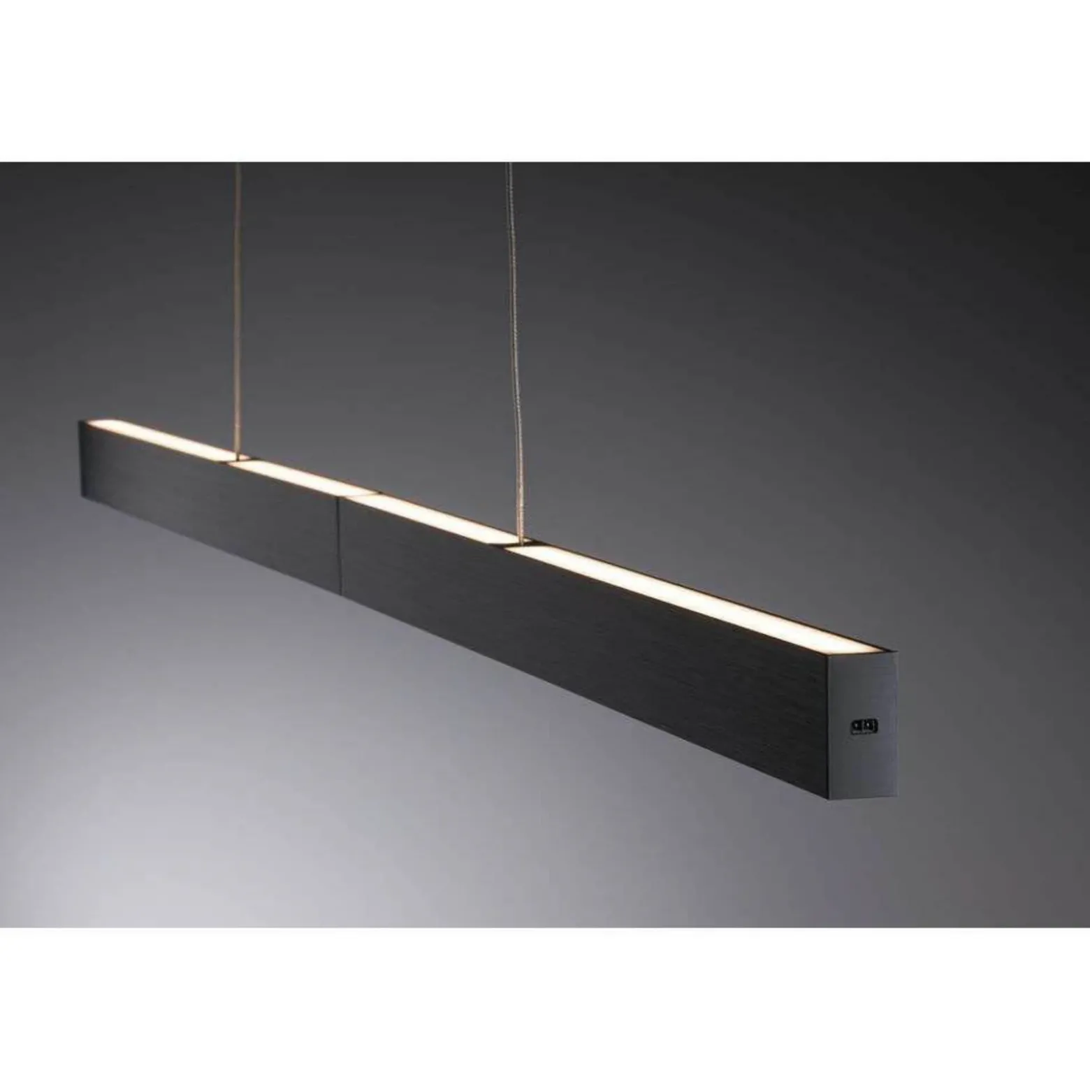 Lámpara colgante LED Aptare de Paulmann, negra, con sensor, atenuable