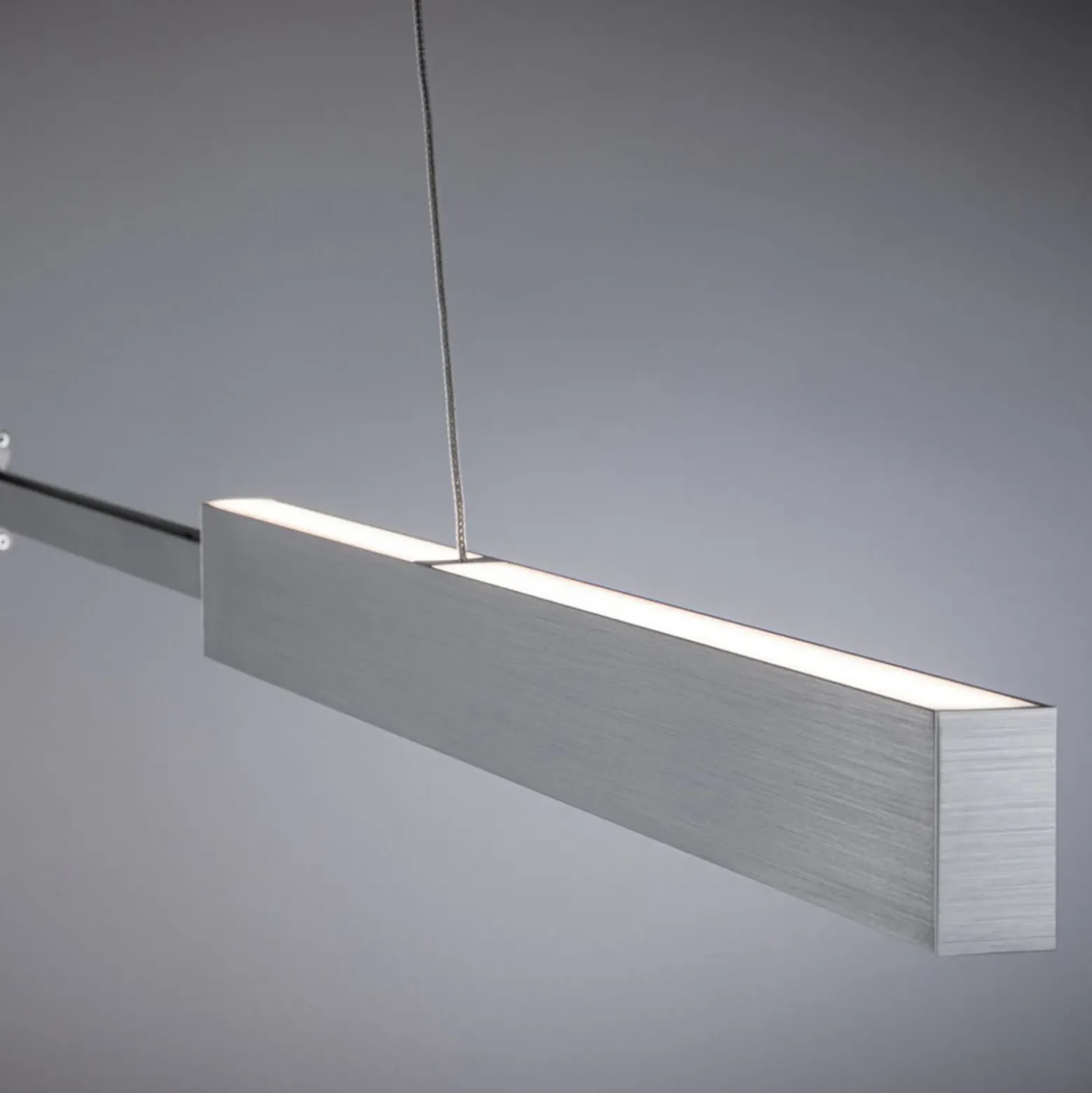 Lámpara colgante LED Aptare de Paulmann, aluminio, 2700 K, inteligente,