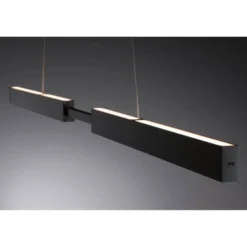 Lámpara colgante LED Aptare de Paulmann, negra, con sensor, atenuable