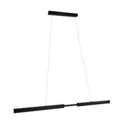 Lámpara colgante LED Aptare de Paulmann, negra, 2700 K, inteligente, atenuable.