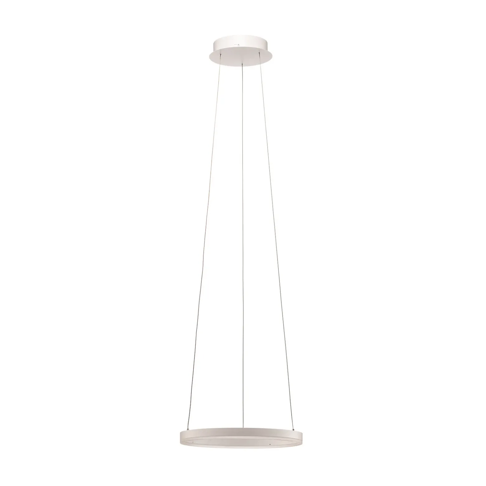 Lámpara colgante LED Arcchio Albiona, blanca, 1 anillo, Ø 40 cm