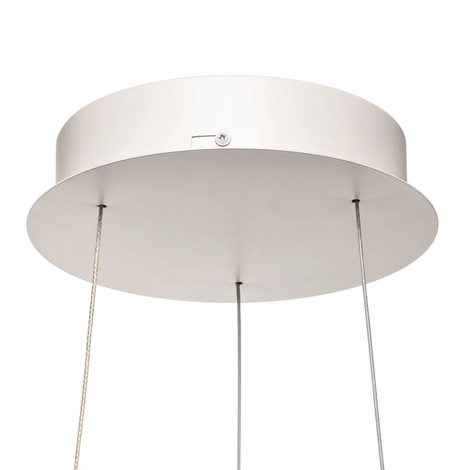 Lámpara colgante LED Arcchio Albiona, blanca, 1 anillo, Ø 40 cm