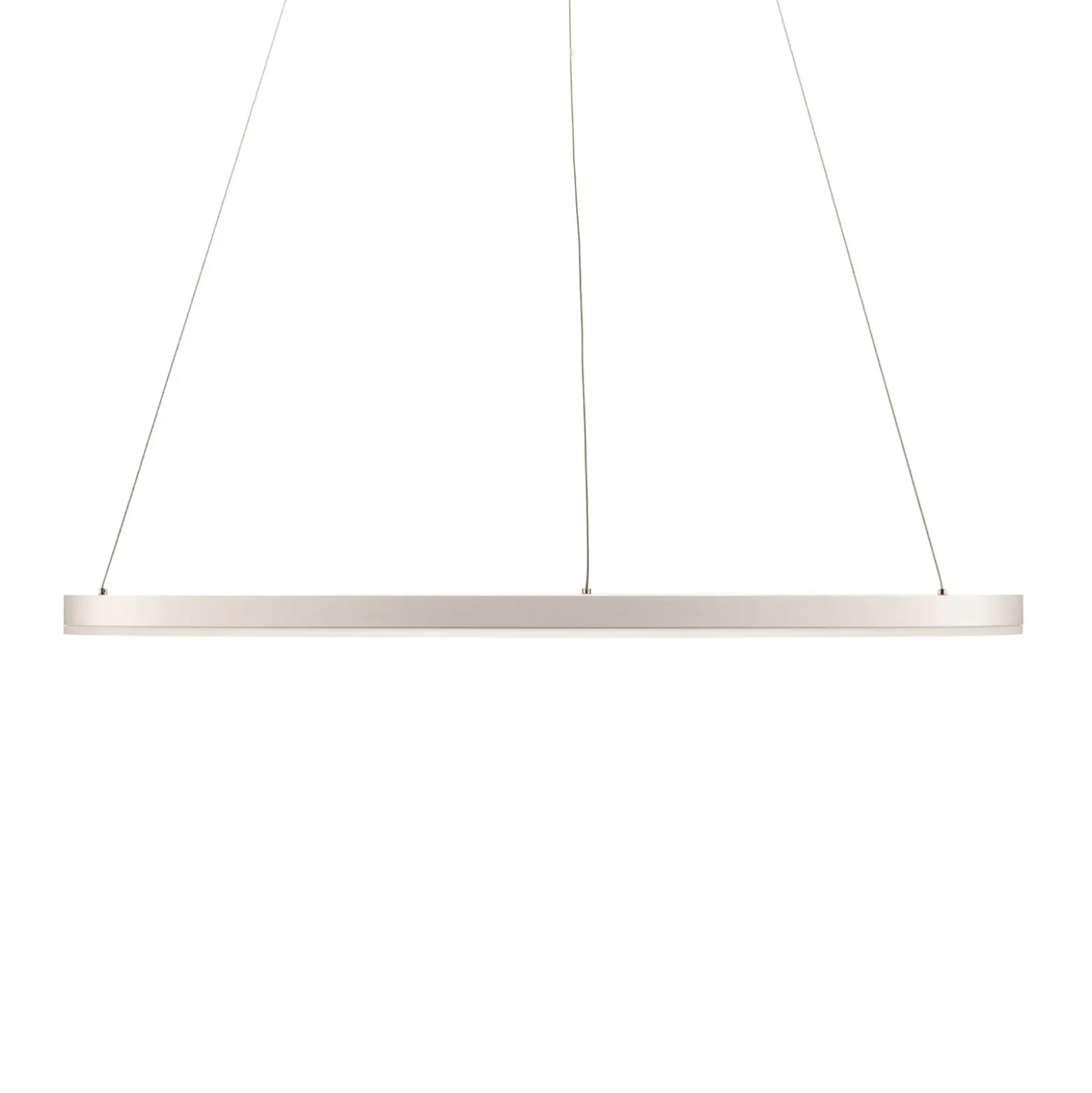 Lámpara colgante LED Arcchio Albiona, blanca, 1 anillo, Ø 80 cm