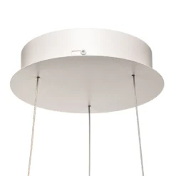 Lámpara colgante LED Arcchio Albiona, blanca, 1 anillo, Ø 80 cm