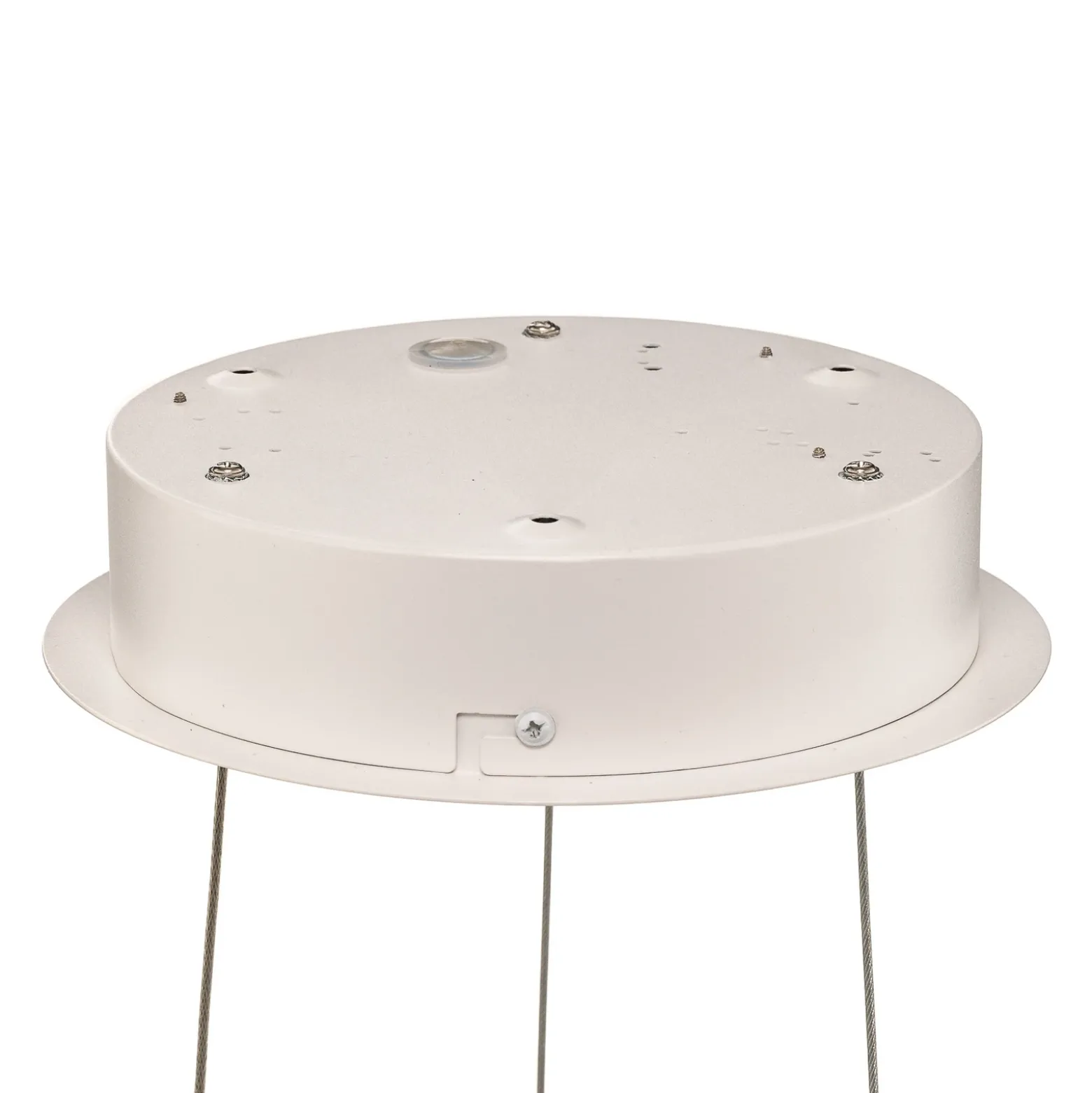 Lámpara colgante LED Arcchio Albiona, blanca, 1 anillo, Ø 80 cm