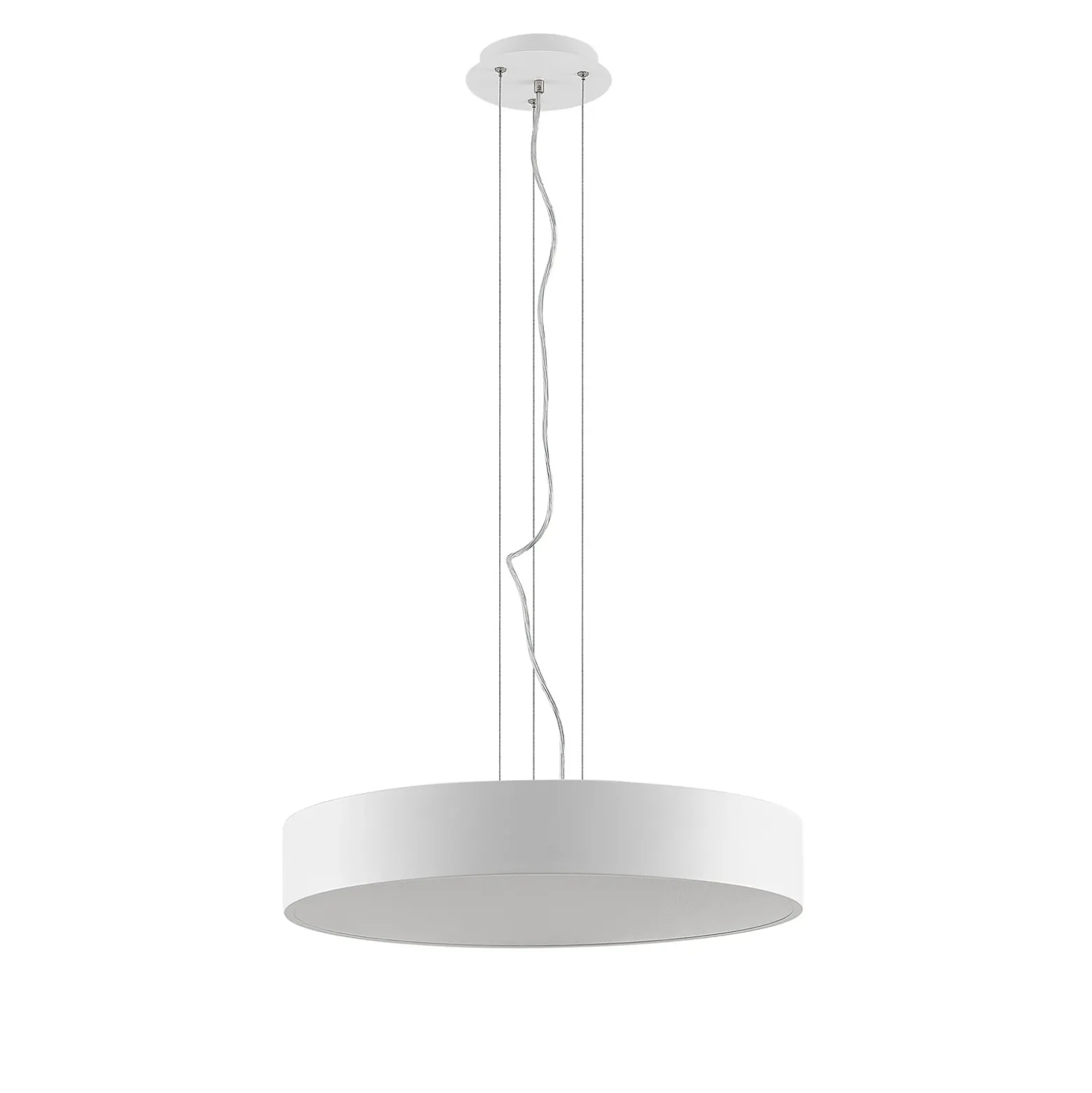 Lámpara colgante LED Arcchio Noabelle, Ø 60 cm, blanca, metal