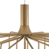 Lámpara colgante LED Ariadne de Lucande, Ø 57 cm, dorado mate, 20 lámparas.