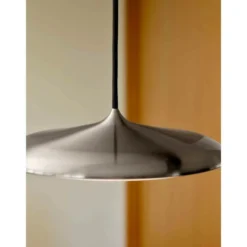 Lámpara colgante LED Artist, Ø 25 cm, color acero, acero inoxidable