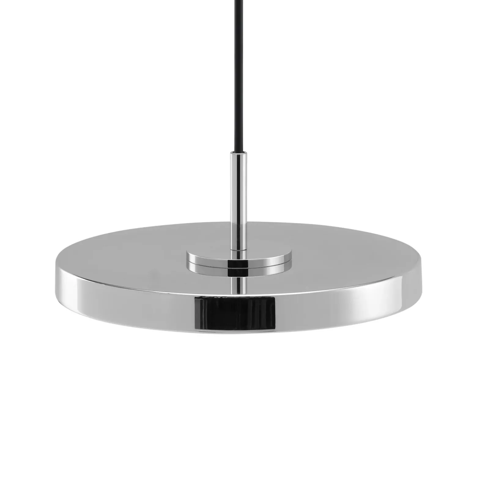 lámpara colgante LED Asteria Micro de UMAGE, acero pulido, Ø 15 cm