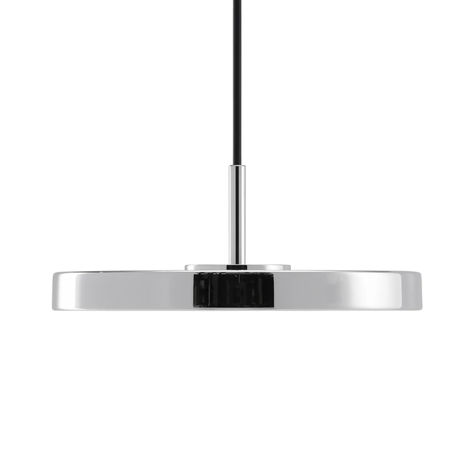 lámpara colgante LED Asteria Micro de UMAGE, acero pulido, Ø 15 cm