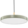Lámpara colgante LED Asteria Mini de UMAGE, verde claro/latón, Ø 31 cm