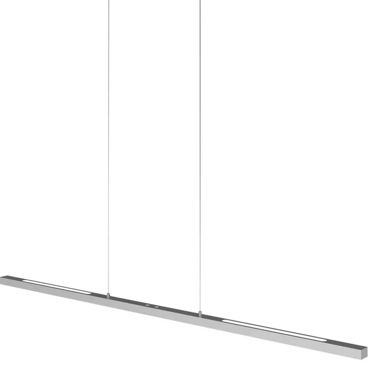 Lámpara colgante LED Bande, arriba/abajo, acero, 120 cm, CCT, atenuador