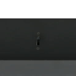 Lámpara colgante LED Calista, cromada, longitud 100 cm, metal/cristal, 5 luces
