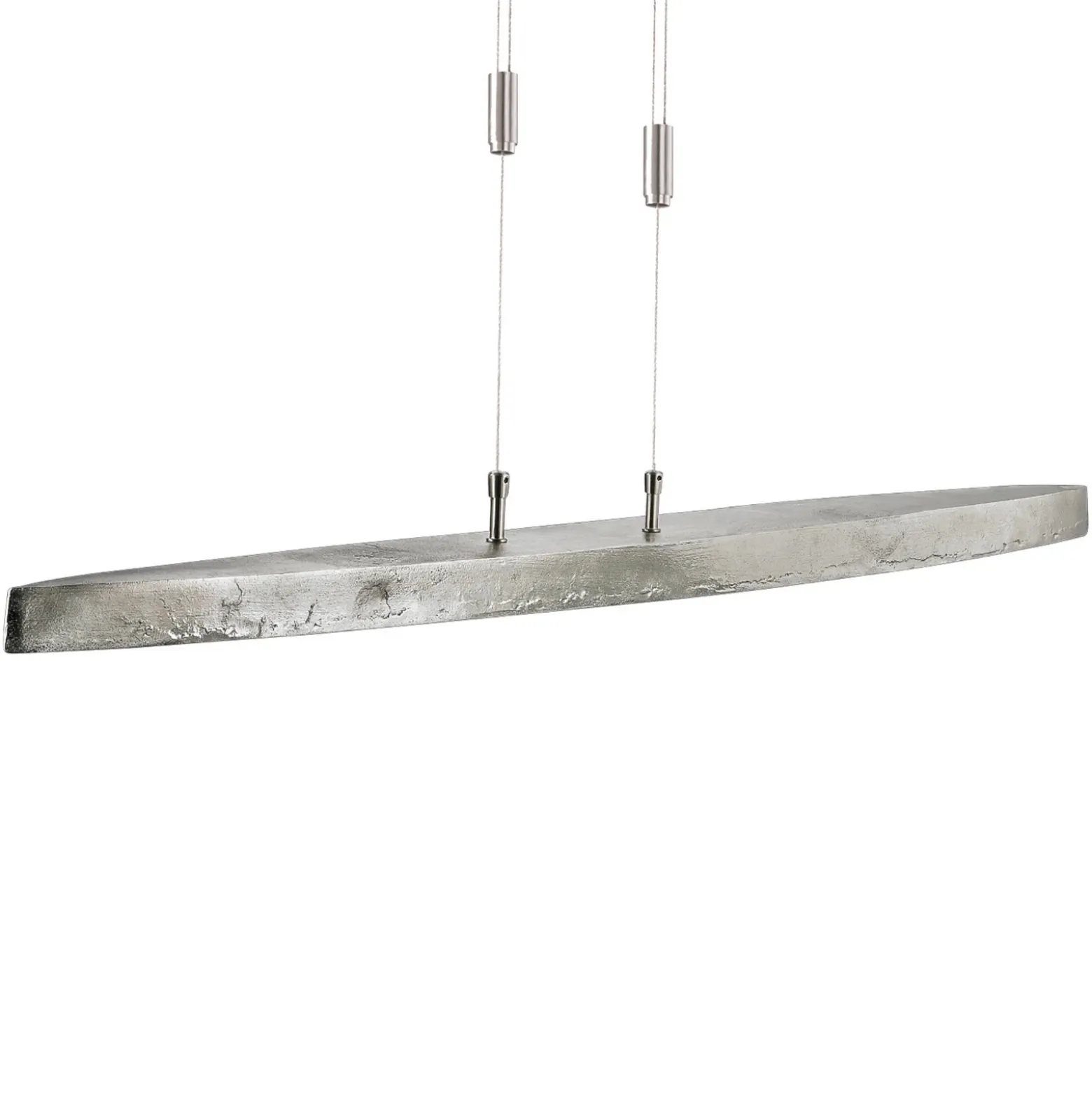 Lámpara colgante LED Colmar, CCT, níquel, 106 cm