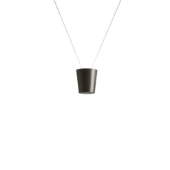 lámpara colgante LED de diseño Sling de kdln, 2700 K, 1 luz, negro