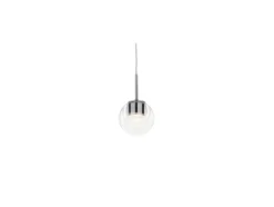 Lámpara colgante LED Dew de kdln, color cromado, 1 luz, Ø 11 cm